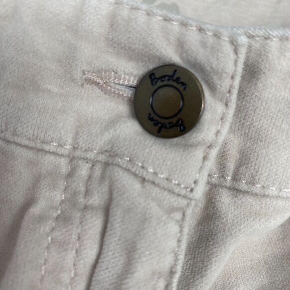 Boden Womens Pants Tan Size 8 Ankle Mid Rise  Stretch Cotton Blend Soft Comfort - Picture 11 of 15